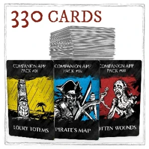 Robinson Crusoe - 3 decks of  cards from Companion App (EN)